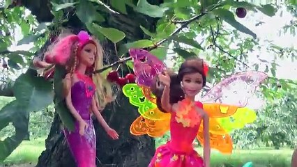 CHERRY Picking ! Elsa and Anna toddlers, Romy and Nori ! Picnic - Outdoors adventure Fun
