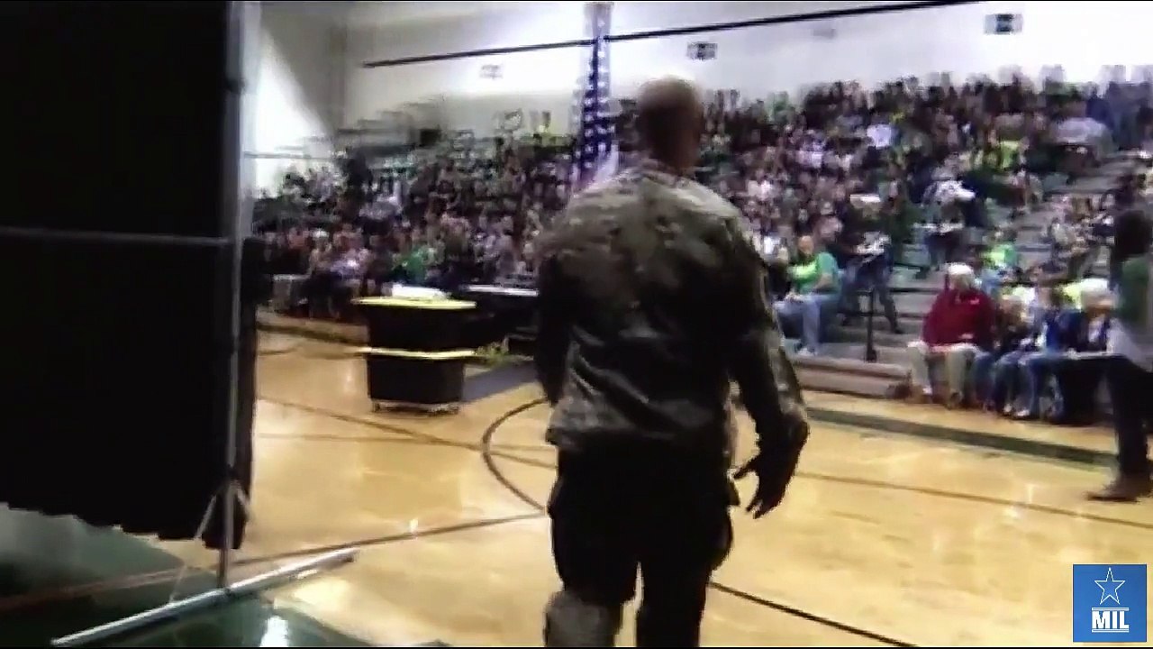 Soldier Surprises Daughters At School - Heartwarming Reactions!