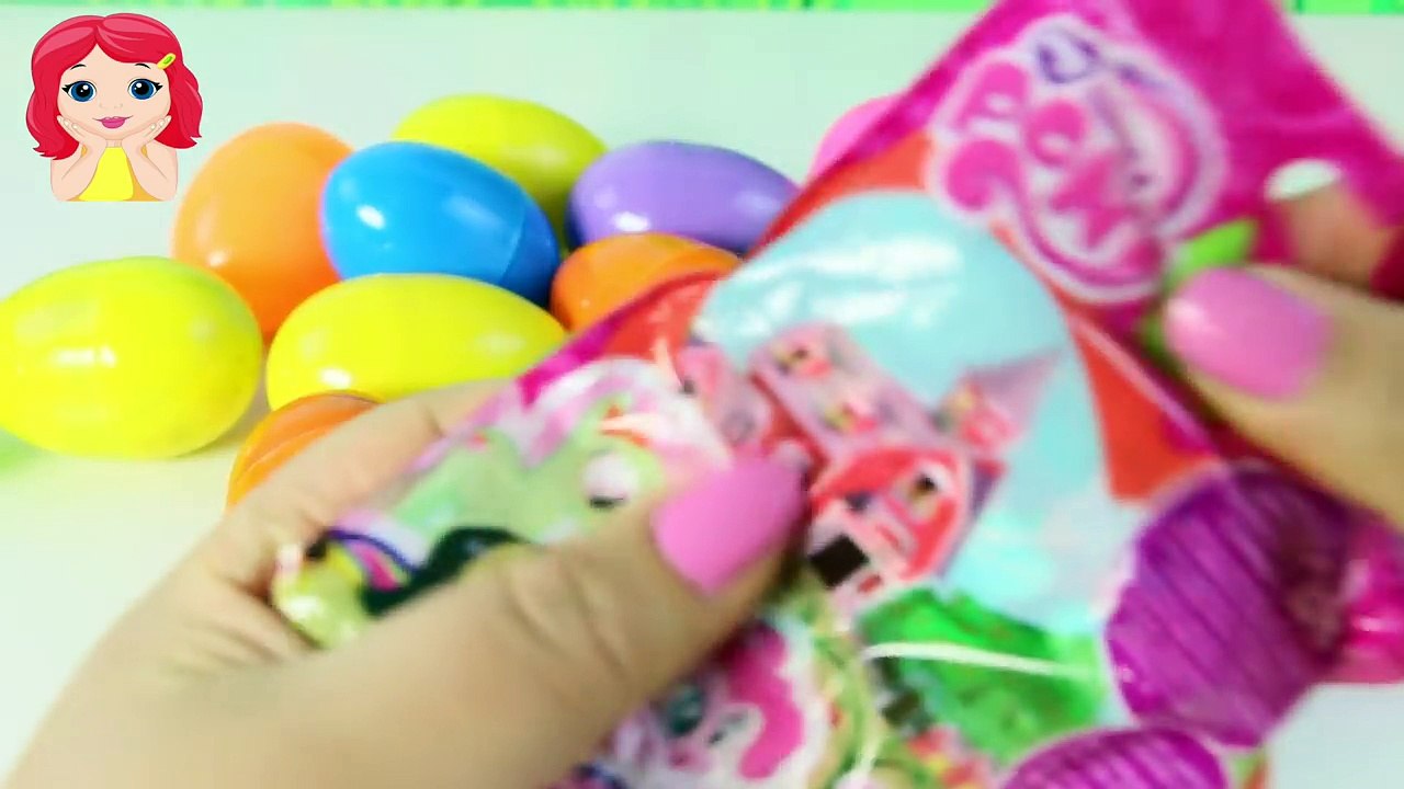 Huevos Sorpresa con Juguetes de Shopkins MLP Sofia the First Frozen Surprise Eggs