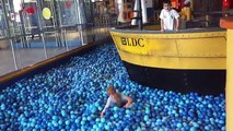 Crazy Plastic Balls Pool Playground Fun Balls Swimming Pool Ball Pit Deep Blue Sea