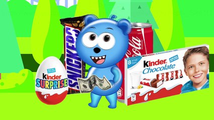 Mega Gummy bear Fall From Trash finger family kids | Gummibear