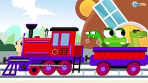 Train Helps Little Train Learn with the Trains - Cartoon Video For Kids