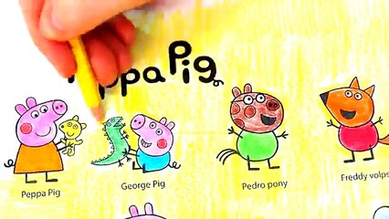 Peppa Pig and Friends Coloring Pages - Fun Coloring Videos For Kids