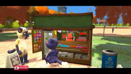 COLORS GARBAGE TRUCK & TALKING TOM COLORS FOR KIDS NURSERY RHYMES SONGS FOR CHILDREN