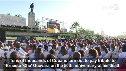 Cubans pay tribute to 'Che' on 50th anniversary of his death