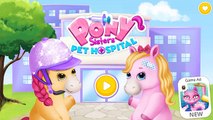 Fun Pony Sisters Care - Little Pony Doctor Care Fever Sickness Hair Salon - Fun Games for Kids