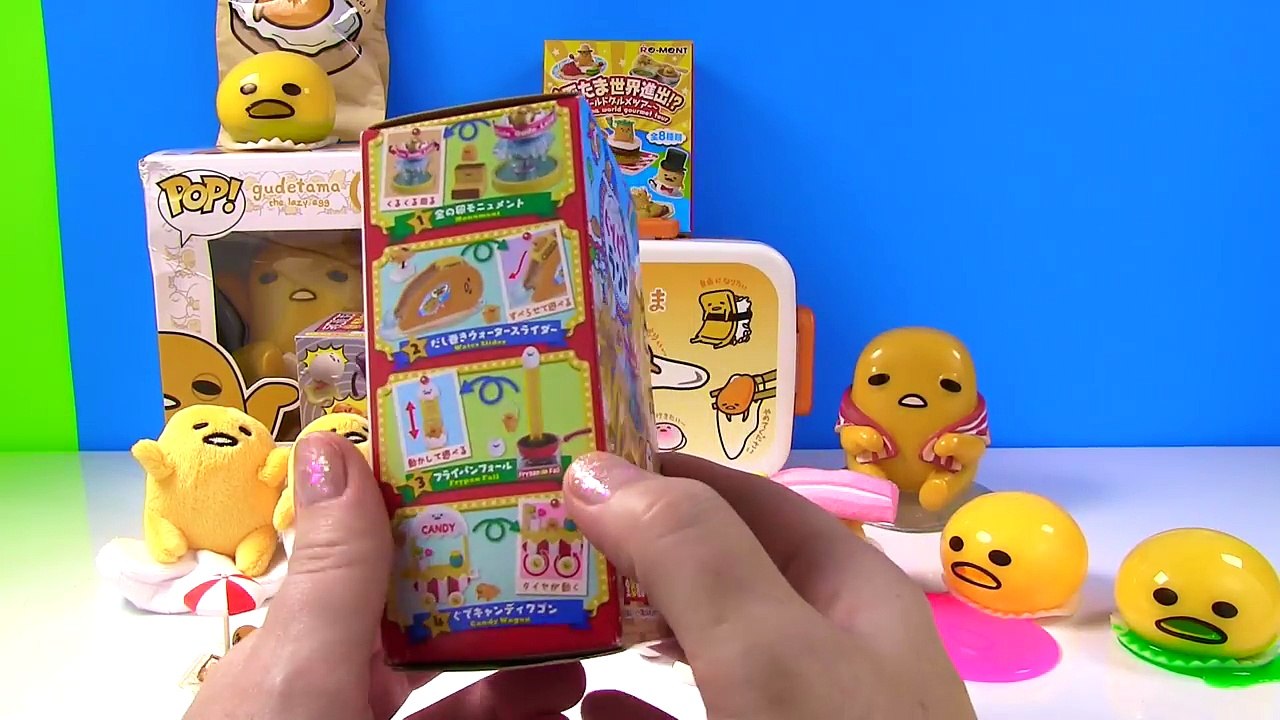 Huge GUDETAMA Toy Show with Blind Boxes Stress Balls Slime | Fizzy Toy Show