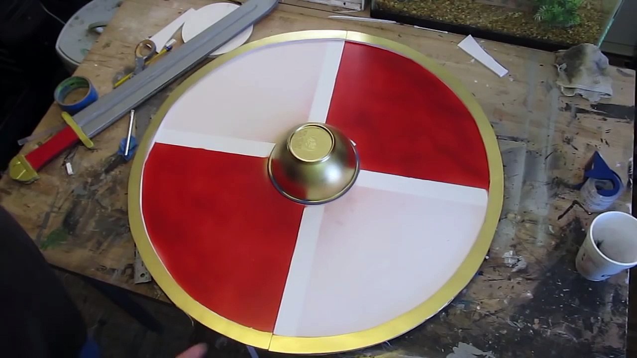 How to Make a Viking Shield - Out of cardboard or foam board