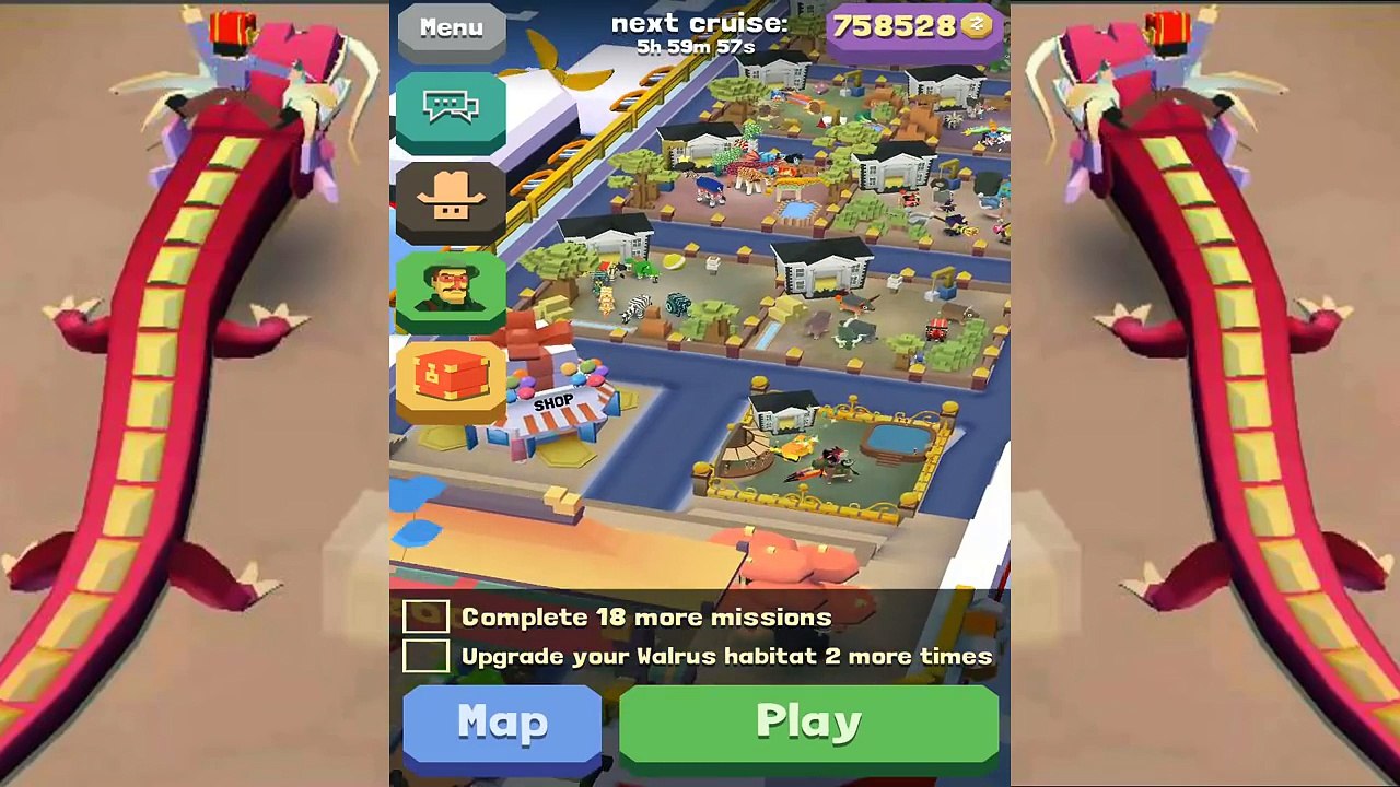 Rodeo Stampede - Map Tundra - 4 New Animals