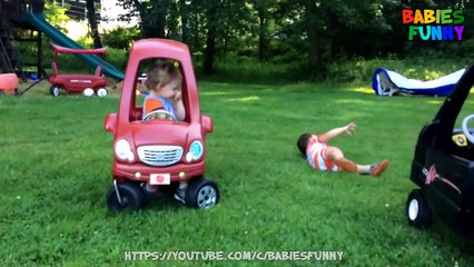 Twin babies fighting over Toy - Funny Babies Video Compilation