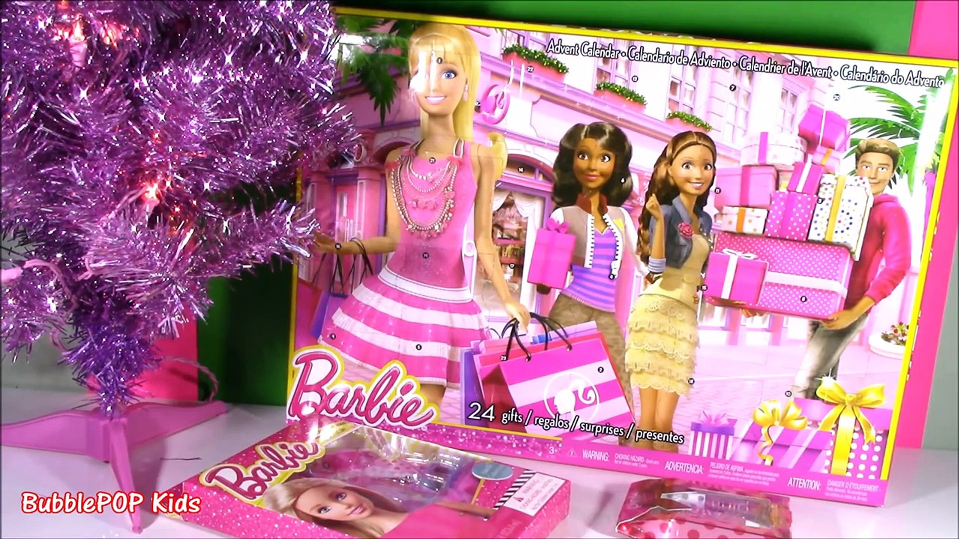 barbie cosmetic calendar