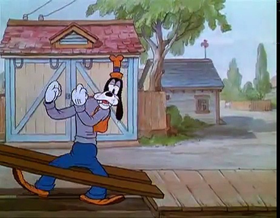 Mickey Mouse Cartoon The Moving Day 1936 Co starring Donald and Goofy