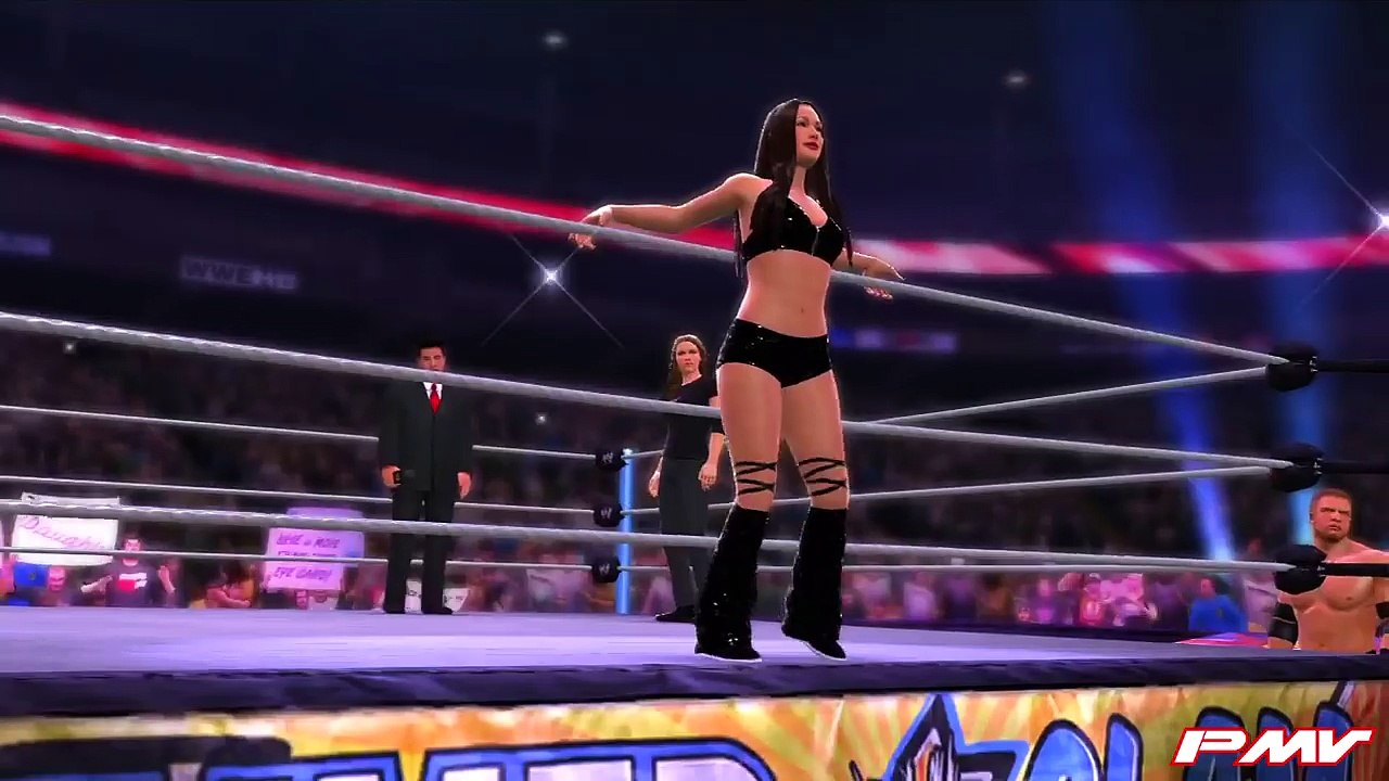 WWE 2K14 - Stephanie McMahon vs Brie Bella SummerSlam