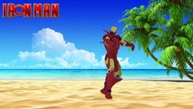 IRONMAN VS SPIDERMAN Avengers Battle - Finger Family 3D Nursery Rhymes Song Lyrics