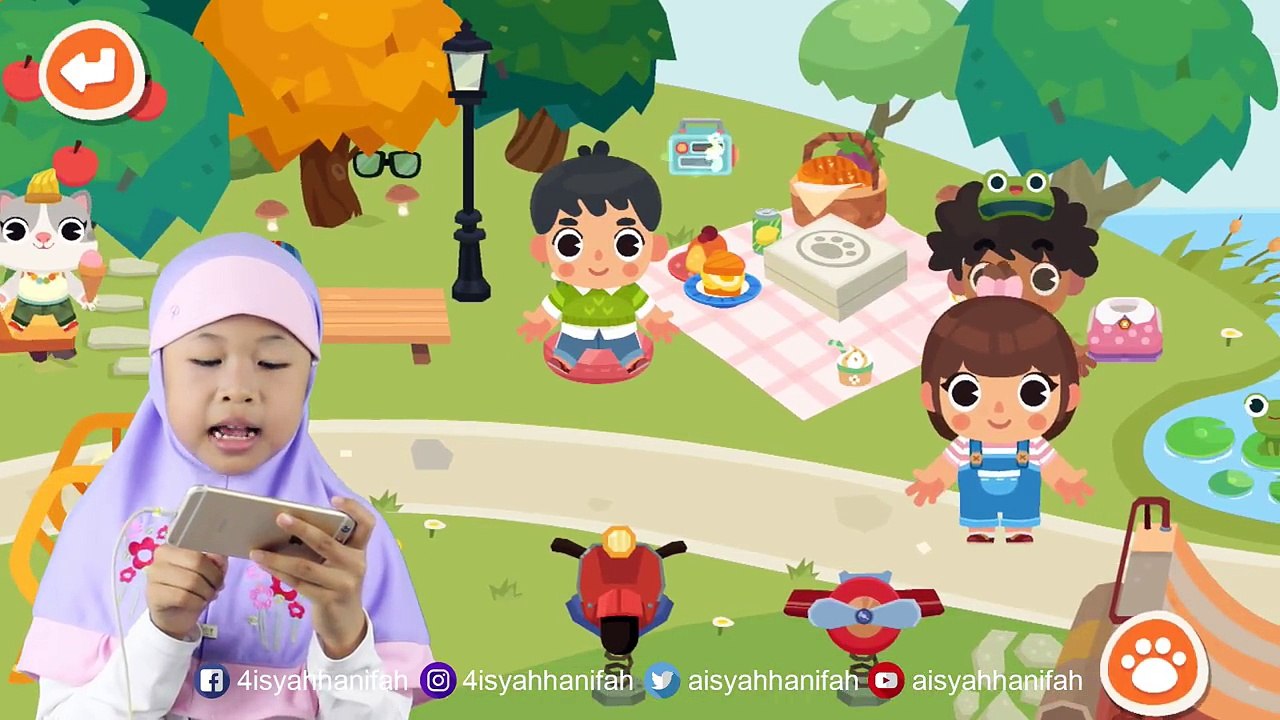 Bermain di Taman Kota dan Belanja di Supermarket ❤ DR. Panda - Town eps 2 ❤ Aisyah Hanifah