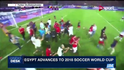 i24NEWS DESK | Egypt advances to 2018 soccer world cup | Sunday, October 8th 2017