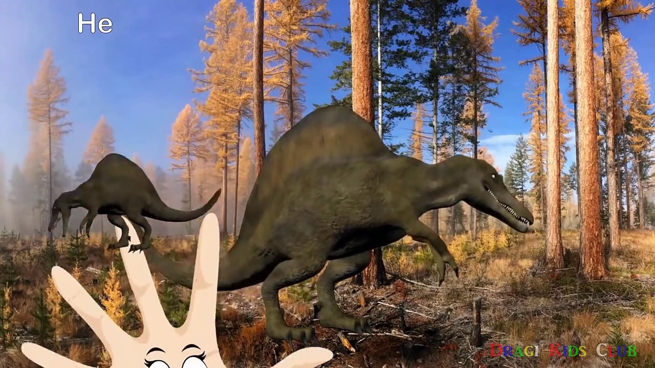 3D Dinosaur Finger Family | Song for Children | Nursery Rhymes Dinosaurs Cartoon | Kids Songs
