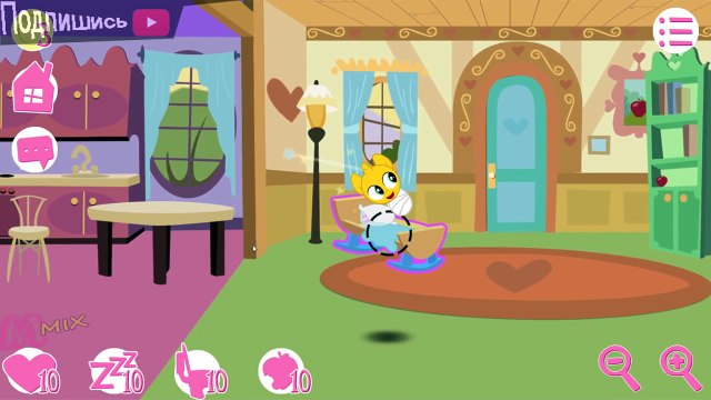 Май Литл Пони. Карманная пони Сансет Шиммер. Мультик игра для детей. My little pony