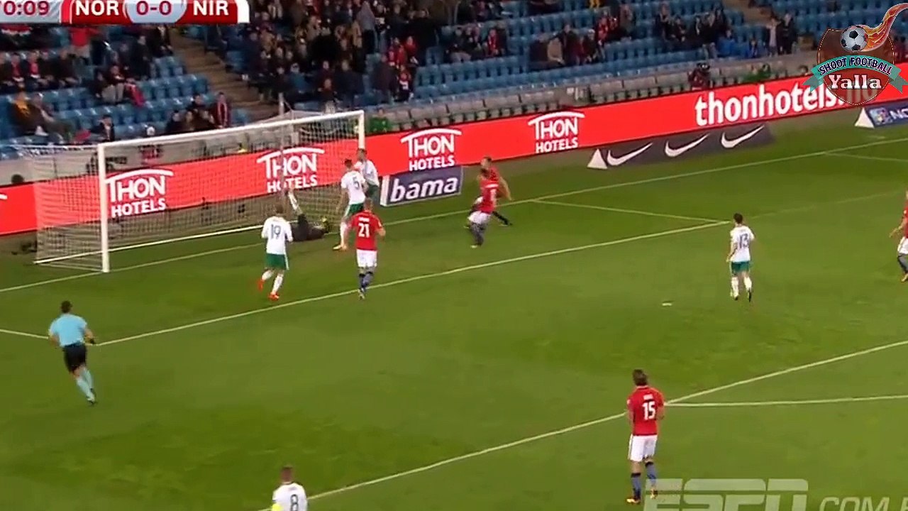 Norway vs Northern Ireland 1 - 0: Goals and Overview match : 8-10-2017