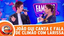 João Guilherme canta e fala sobre climão com Larissa Manoela