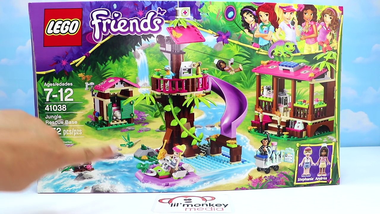 LEGO Friends Jungle Rescue Base Stop-motion Build