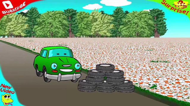Aliens TIRES! - Real Wealth for a Small CAR. DONT Take Anothers Things - #29 - Cars Cartoons