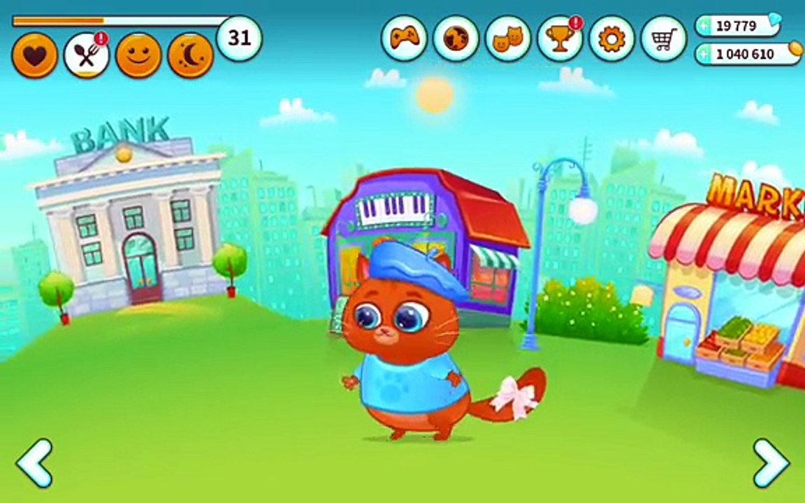 КОТИК БУБУ #52 Мой виртуальный котик МУЛЬТИК ИГРА для детей #УШАСТИК KIDS