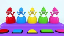 Learn Colors with Dinosaur Toys and Color Balls - Colours Songs Collection for Children