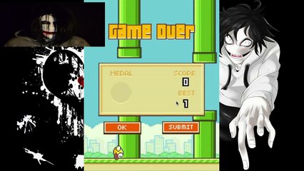 Jeff the Killer Plays- Flappy Bird (FACE CAM)