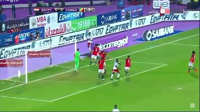 ملخص واهداف مباراة مصر والكونغو 2-1 تصفيات كاس العالم 8-10-2017 شاشة كاملة