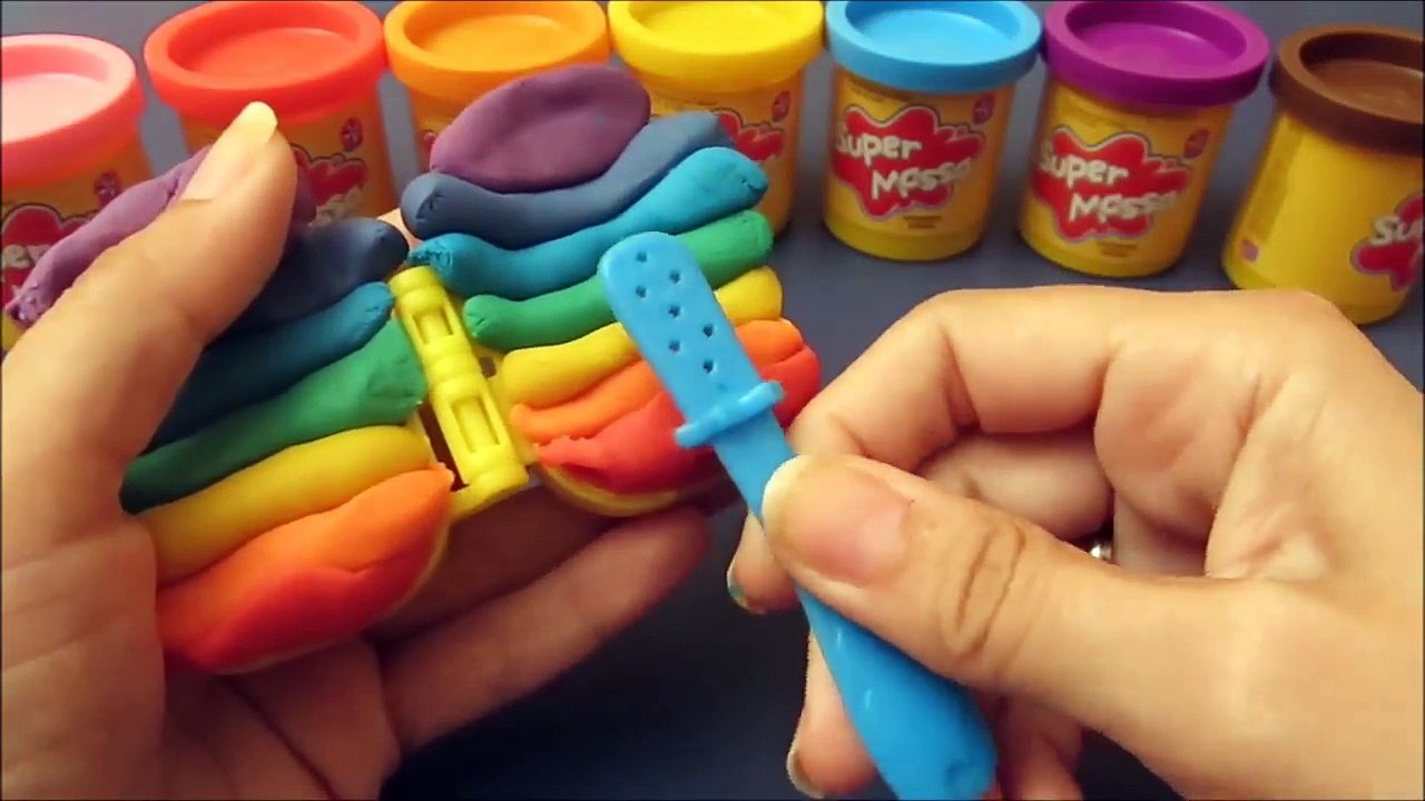 Rainbow Popsicle and Chocolate Popsicle playdough playset - Picolés de massinha de modelar Estrela