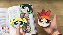 The Powerpuff Girls Bookmark DIY - Blossom Paper Crafts - Corner Bookmark Designs