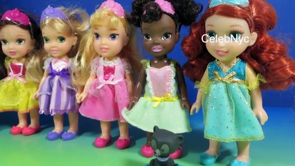 Disney My First Princess Petit Merida & Bear with entire collection Cinderella Tiana Ariel
