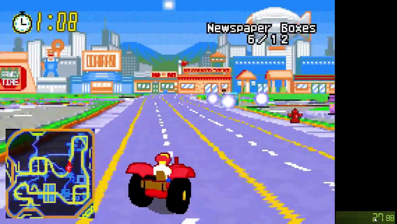 The Simpsons: Road Rage (GBA) (All Missions) Speedrun in 13:07