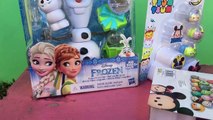 Disney TSUM TSUM Toys - Stackable, SQUISHY and Cute, with Frozen Fever Olaf Cake Toppers