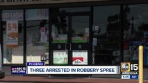 Phoenix police: Armed robbery suspects arrested