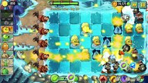 Plants vs. Zombies 2 Gameplay One Plant Power Up Vs Zombies Frostbite Caves