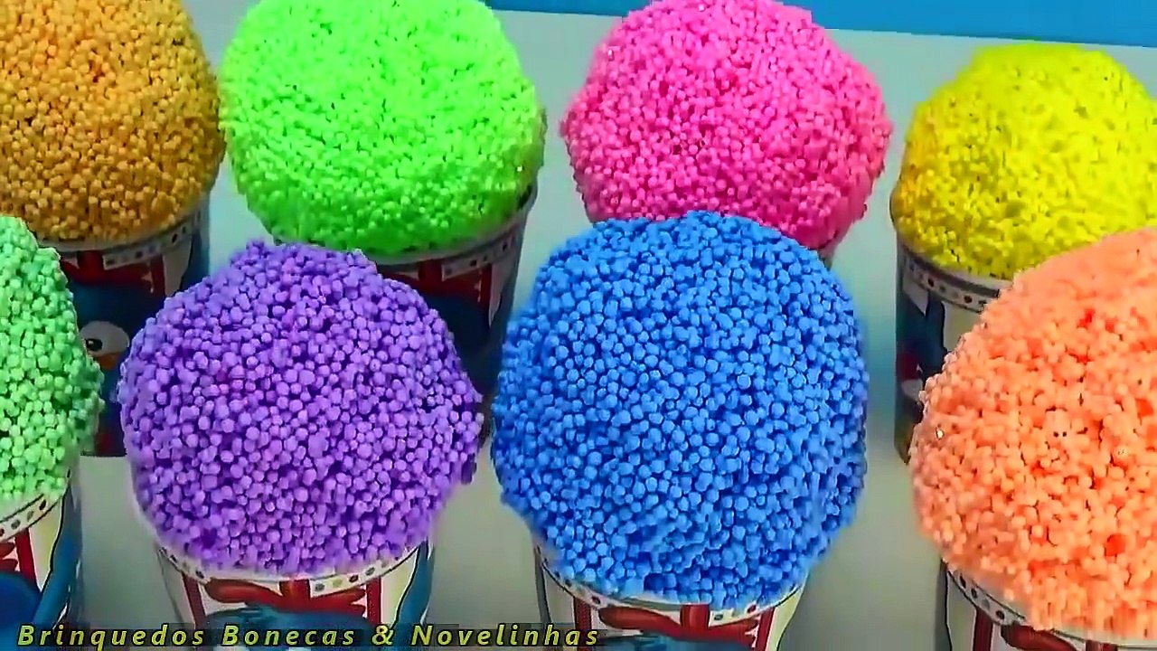 Galinha Pintadinha Surpresa Copos Massinha de Espuma Foam Clay Peppa Pig Brinquedos Toy Surprise