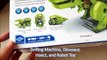 4 in 1 Solar toys | dinosaur | robot | insect | drilling machine toys