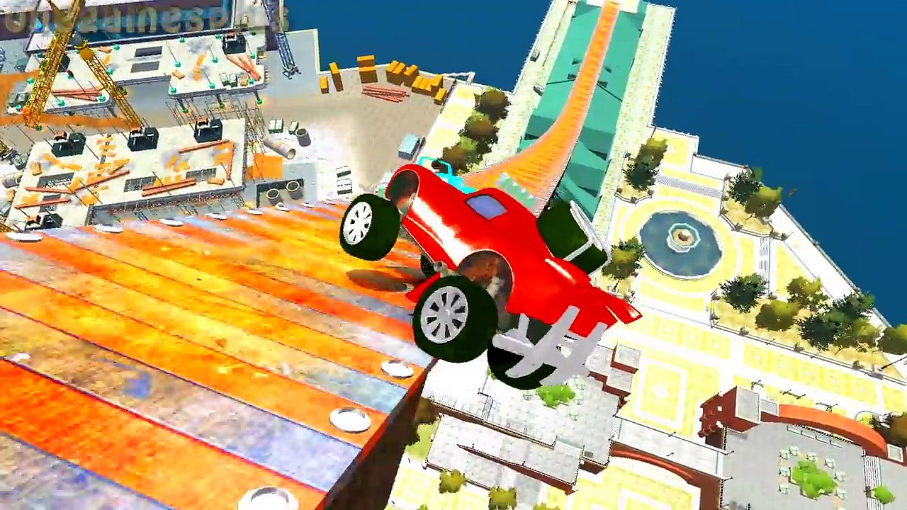 Disney cars Monster Lightning McQueen and Dinoco King 43 Marvel Thor & Spider Man Childrens Songs