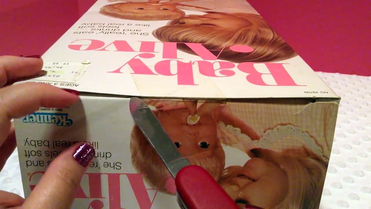 Vintage 1979 Kenner Baby Alive Doll Unboxing