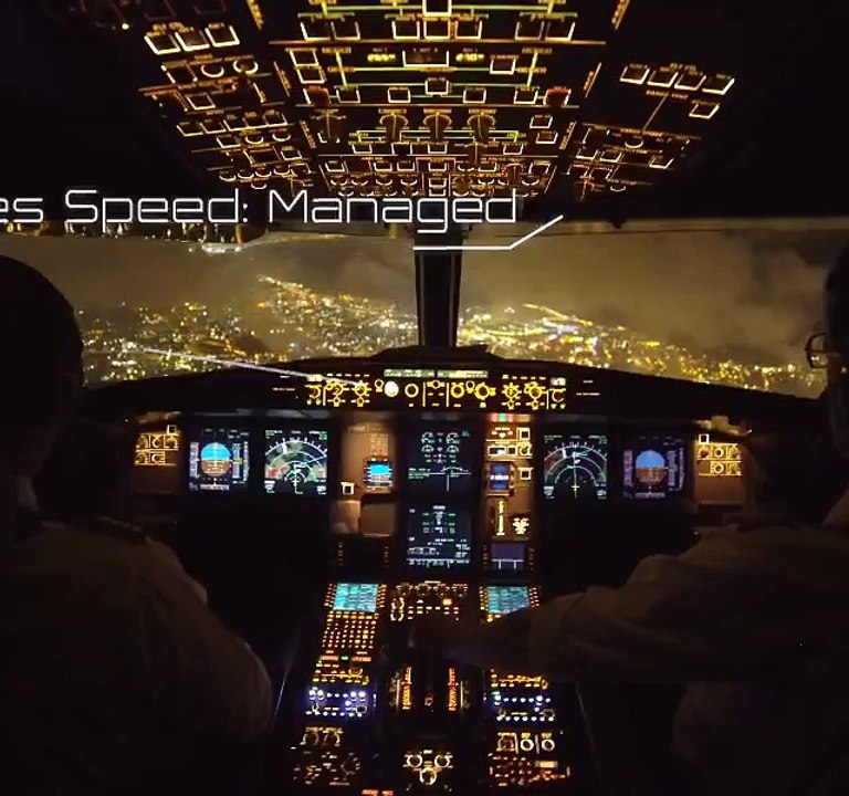 Night Landing Nice