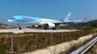 Thomson Airways Boeing 757 Takeoff at Skiathos - Jetblast Mayhem!