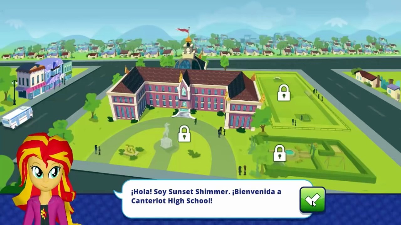 My little pony ♥ equestria girl ♥ en español, parte 1, juegos para niñas