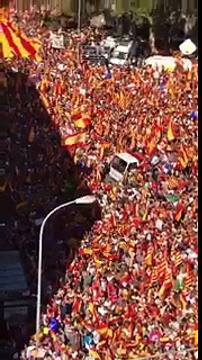 1.000.000,- de personas se manifiestan en Barcelona pr la Unidad Nacional