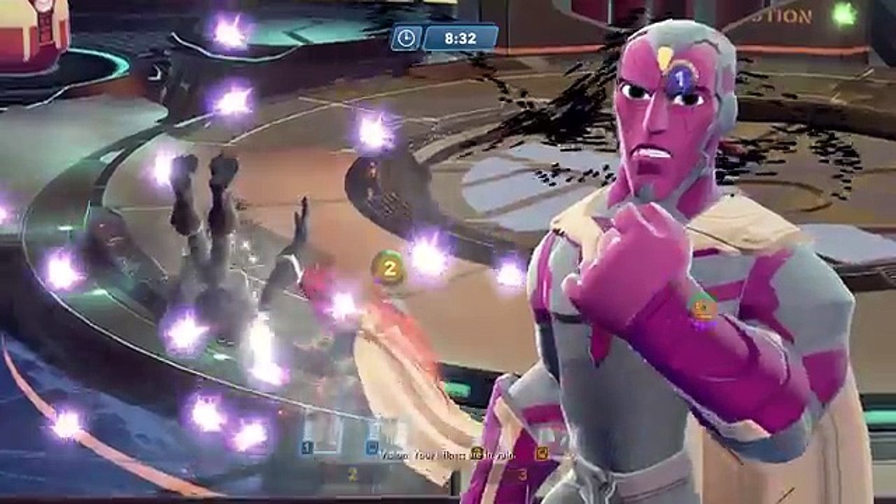 Ant Man and Black Panther VS Spiderman and Vision Marvel Battlegrounds Disney Infinity 3.0