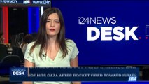 i24NEWS DESK | IDF hits Gaza after rocket fired toward Israel | Monday, October 9th 2017