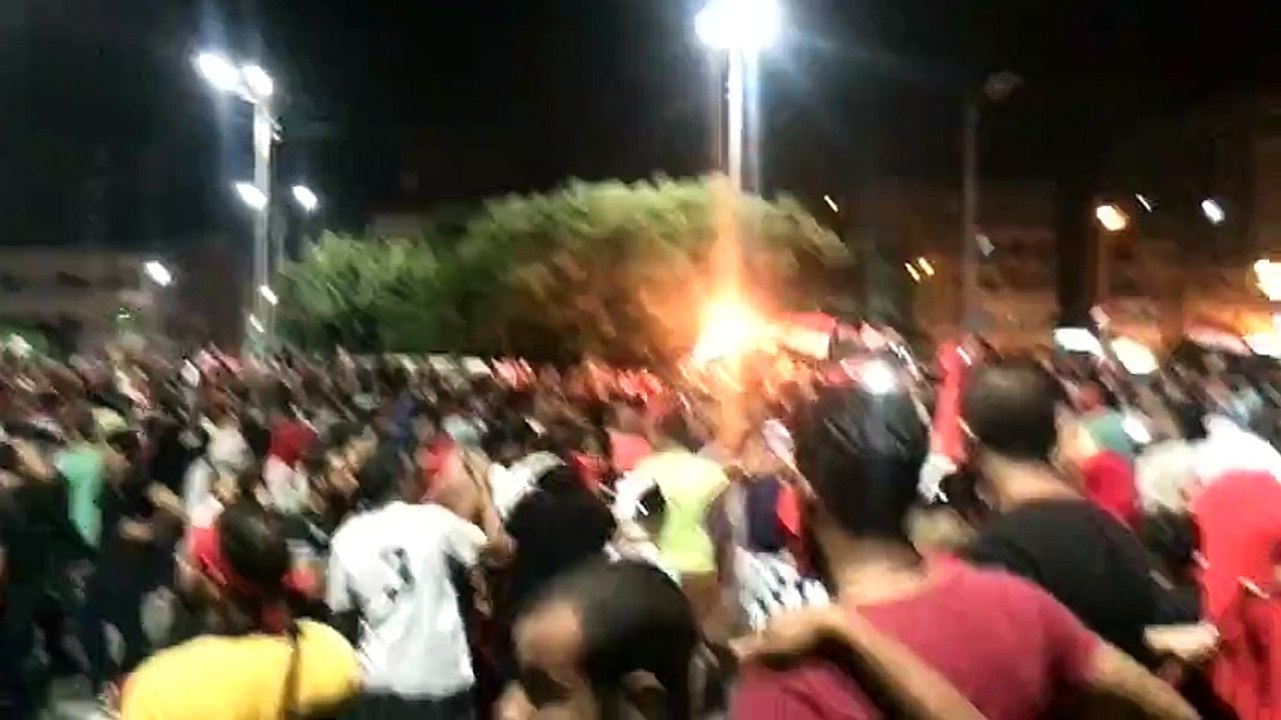 احتفال جماهير مصر بالصعود للمونديال الجزء الثالث