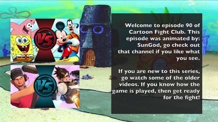 SpongeBob vs Aquaman! Cartoon Fight Club Ep 90 🧽