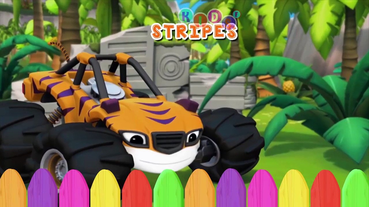 Blaze and the Monster 2 Finger Family Nursery Rhymes ◕‿◕ KidsF